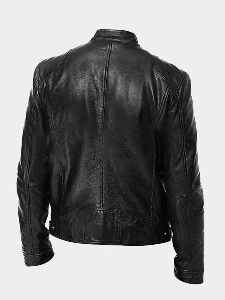 David™ - Chaqueta Casual de Cuero