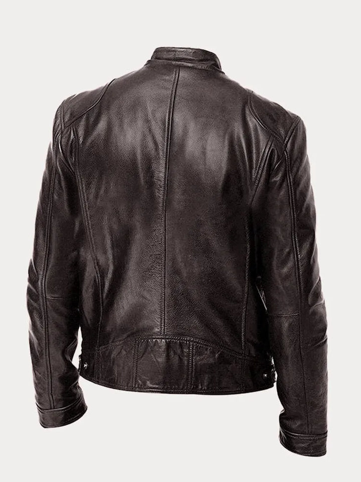 David™ - Chaqueta Casual de Cuero