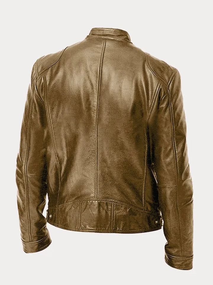 David™ - Chaqueta Casual de Cuero
