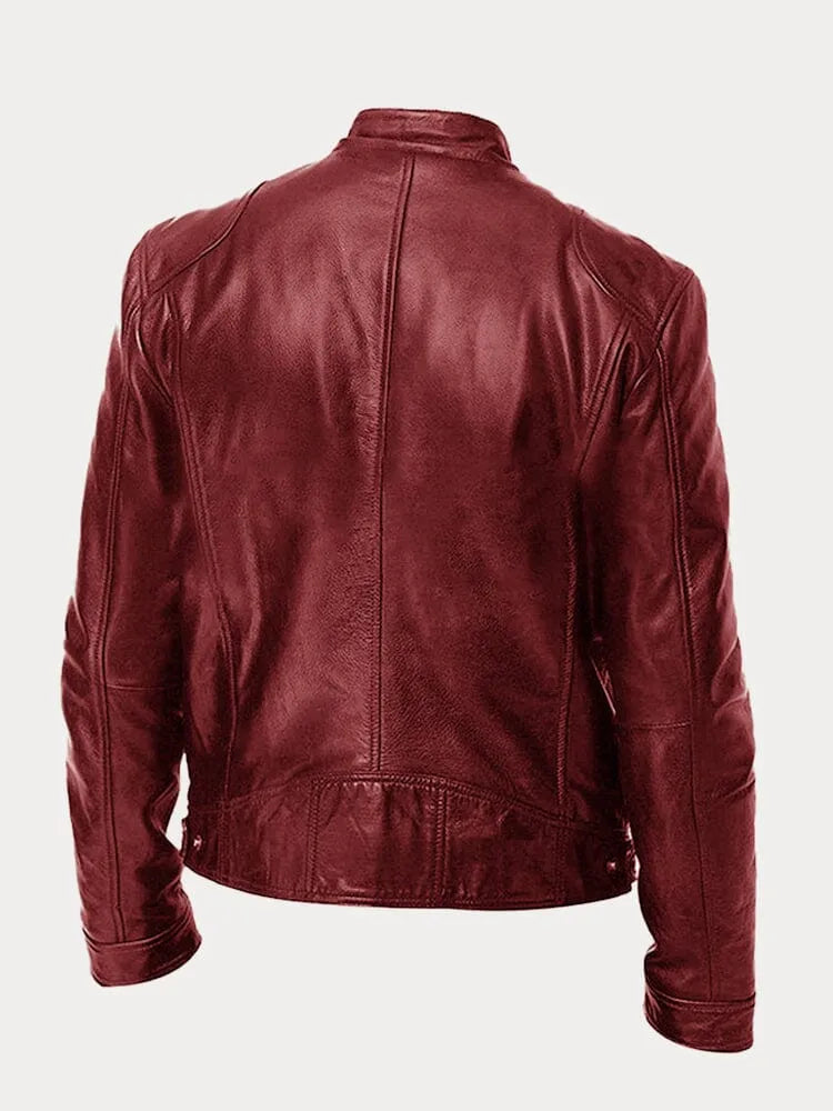David™ - Chaqueta Casual de Cuero