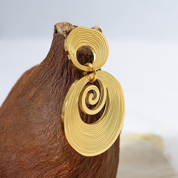 Bea - Elegantes Pendientes de Oro 316L-Edel para Mujer