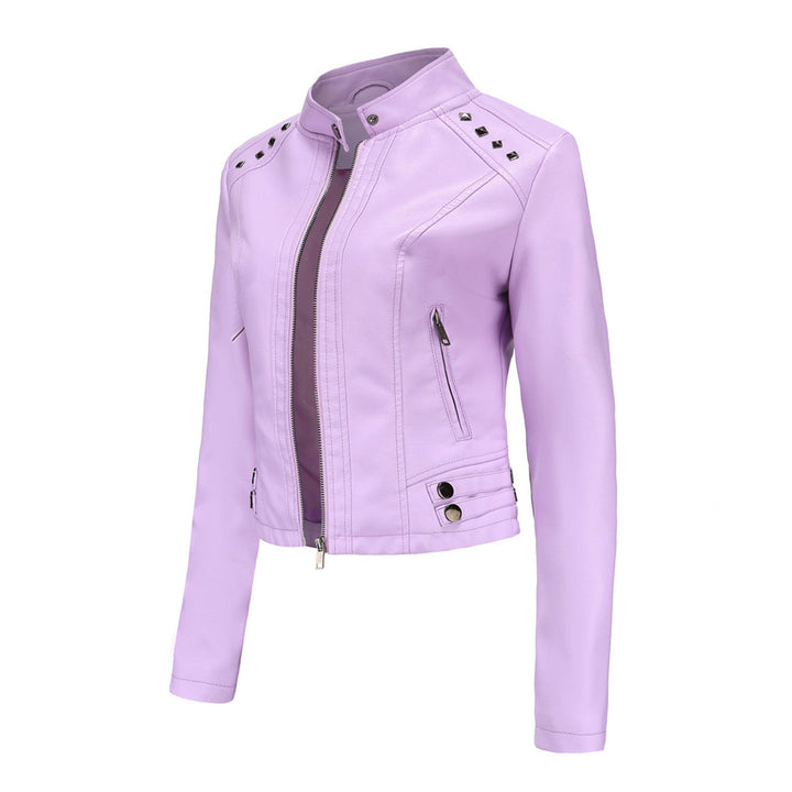 Elegante chaqueta de piel - Colección NAJLA