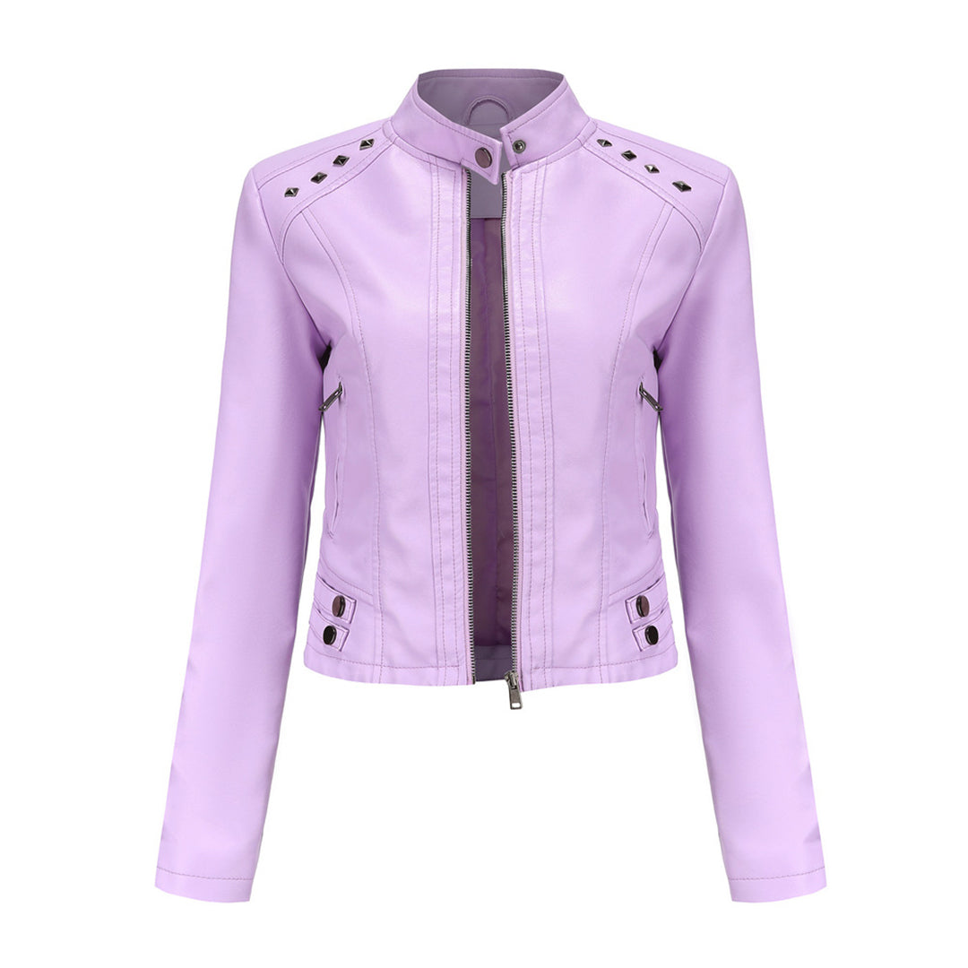 Elegante chaqueta de piel - Colección NAJLA