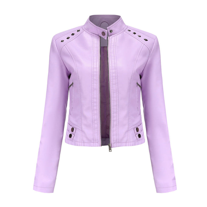 Elegante chaqueta de piel - Colección NAJLA
