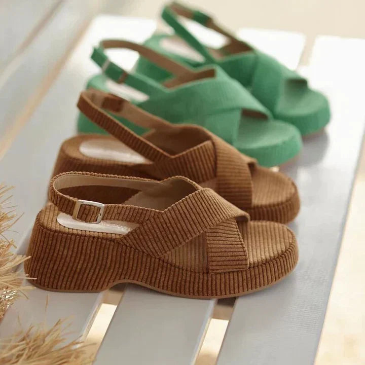 Cassie - Sandalias de plataforma de moda para mujer