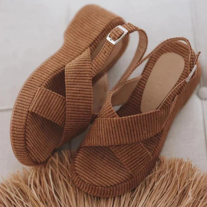 Cassie - Sandalias de plataforma de moda para mujer