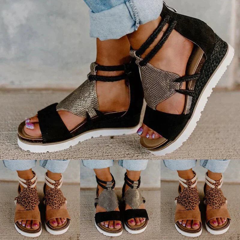 Hazel - Elegantes sandalias de verano con tacón perfecto para mujer