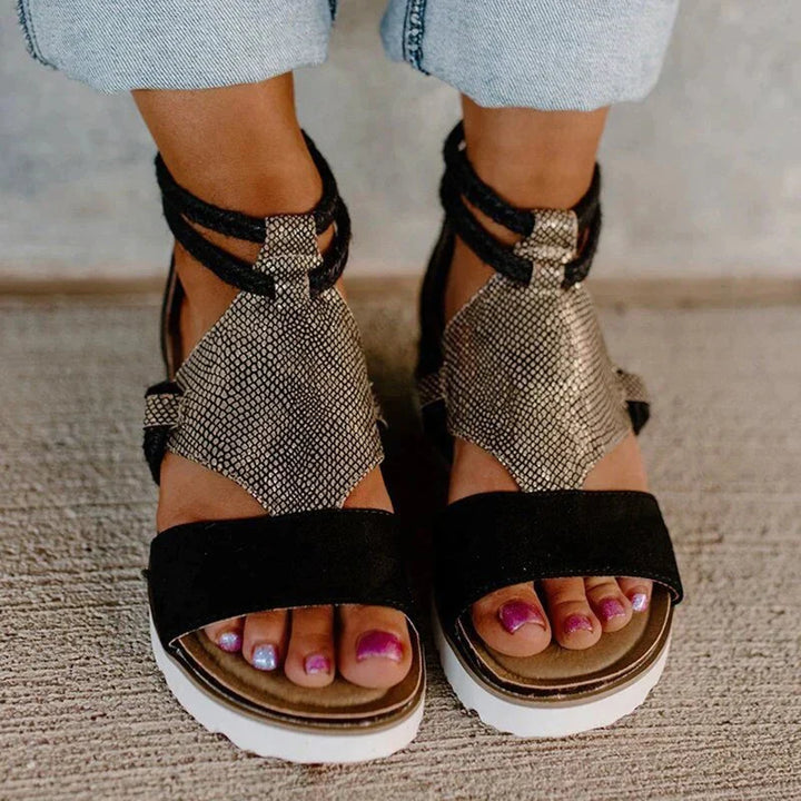 Hazel - Elegantes sandalias de verano con tacón perfecto para mujer