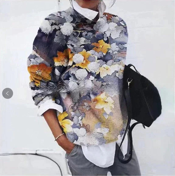Oliva - Elegante jersey con estampado único
