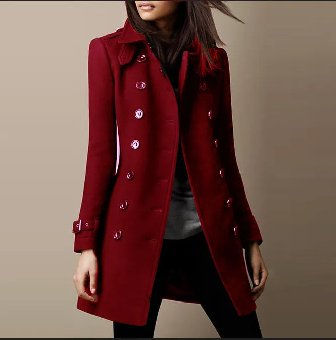 Cecilia™ - Abrigo Premium de Lana Prestige