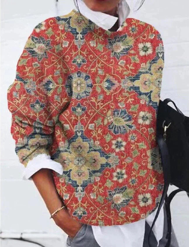 Oliva - Elegante jersey con estampado único