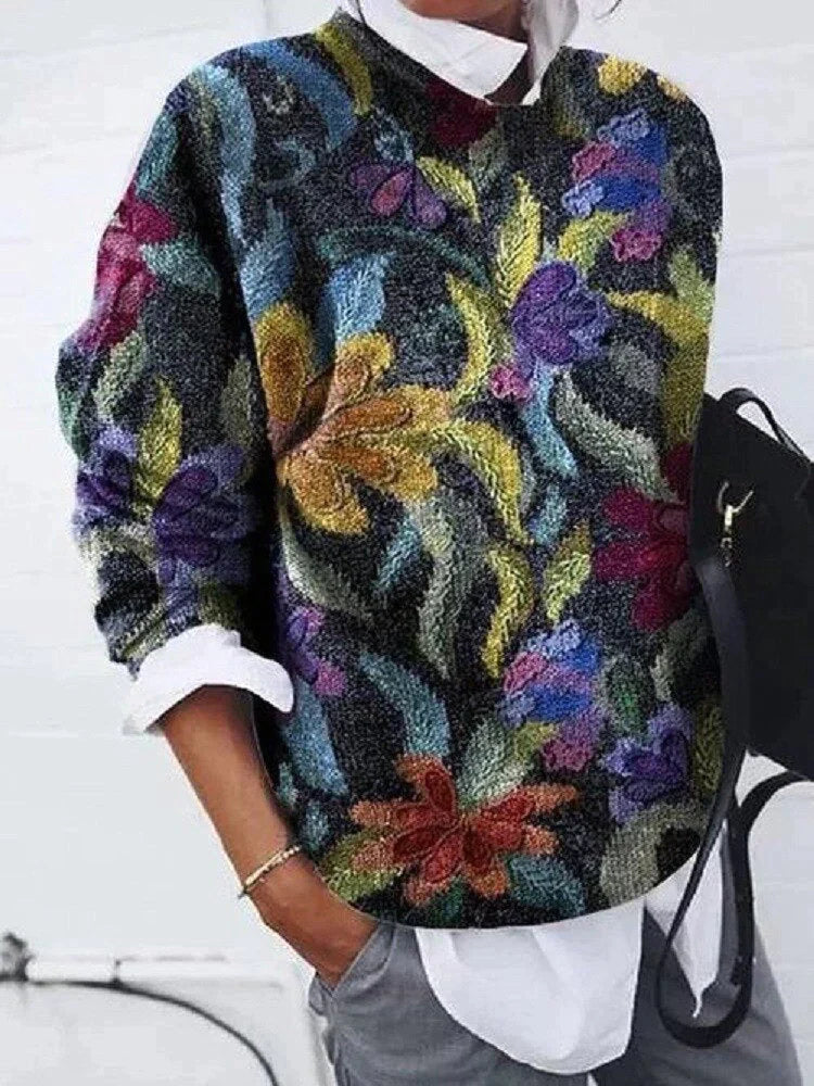 Oliva - Elegante jersey con estampado único