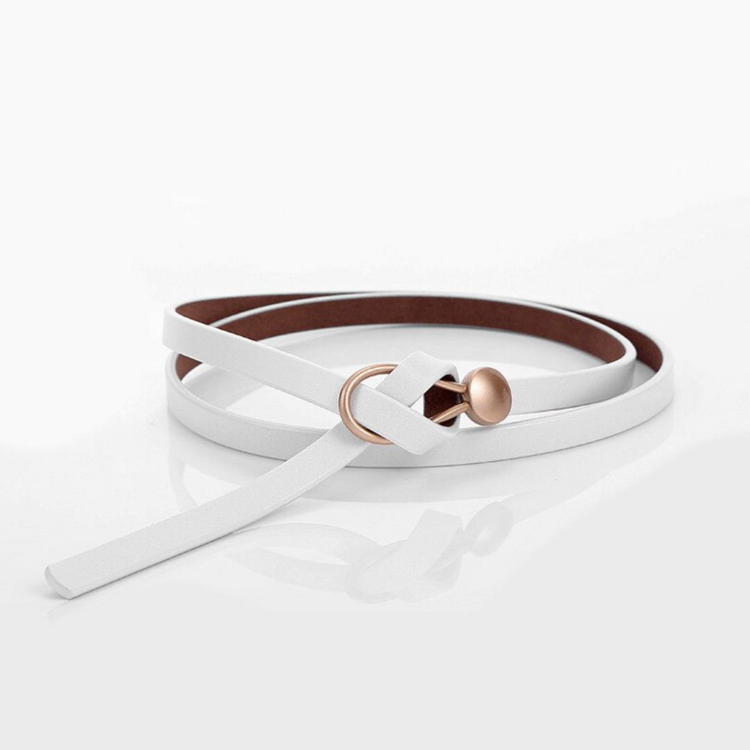 Mae - Elegante cinturón de piel para señora