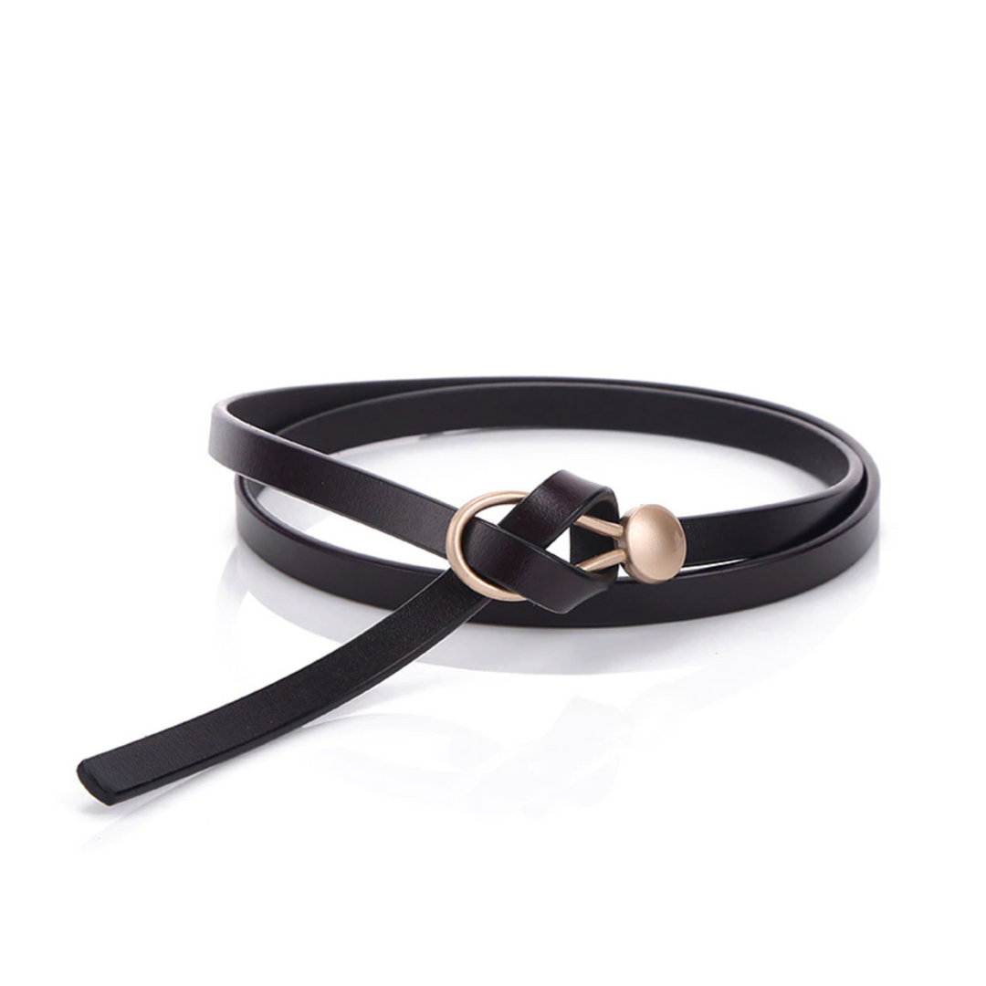 Mae - Elegante cinturón de piel para señora