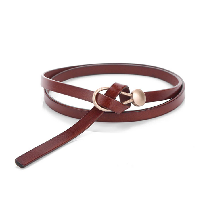 Mae - Elegante cinturón de piel para señora