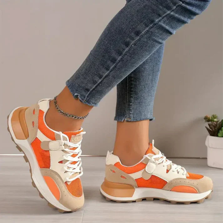 Calliope - Sneakers de moda con bloques de color para mujer para un look casual