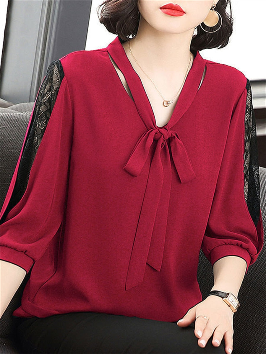 Lily - Elegante blusa ligera de verano para señora