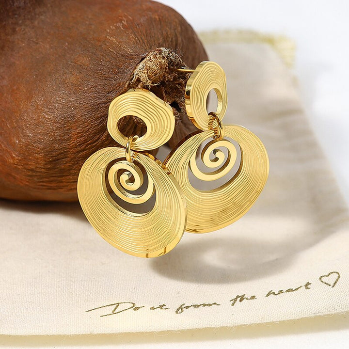 Bea - Elegantes Pendientes de Oro 316L-Edel para Mujer
