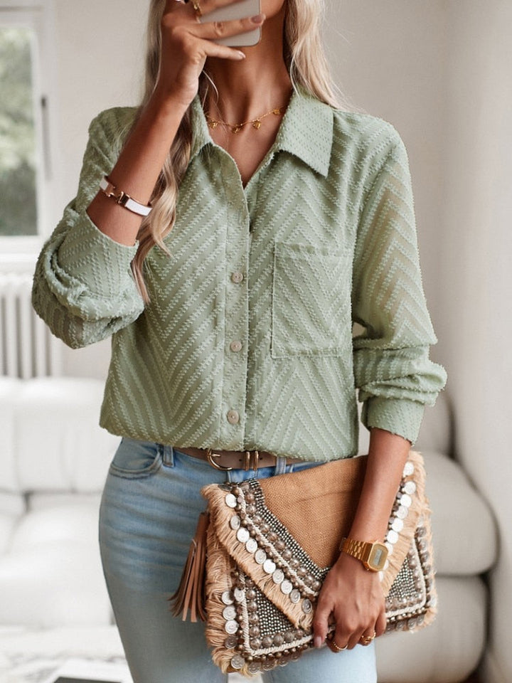 Melanie - Blusa de mujer elegante y cómoda con estampado único