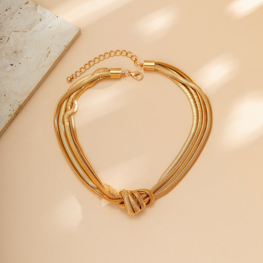 Eliana - Elegante collar de botones giratorios para mujer