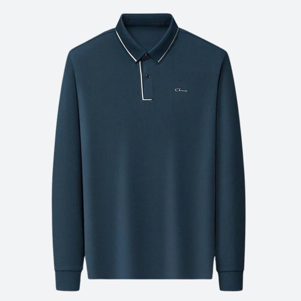 Elegante polo de manga larga para un look informal - Terrence