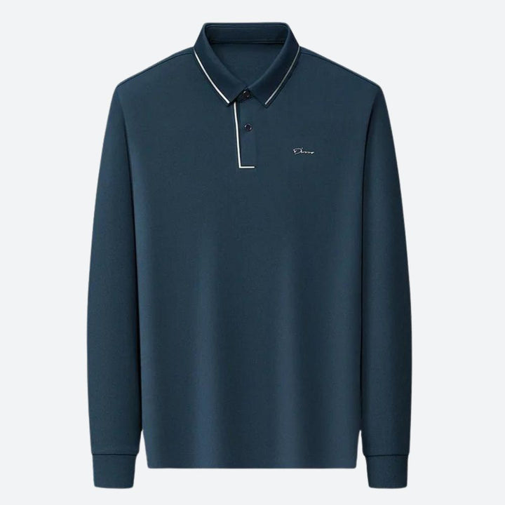 Elegante polo de manga larga para un look informal - Terrence