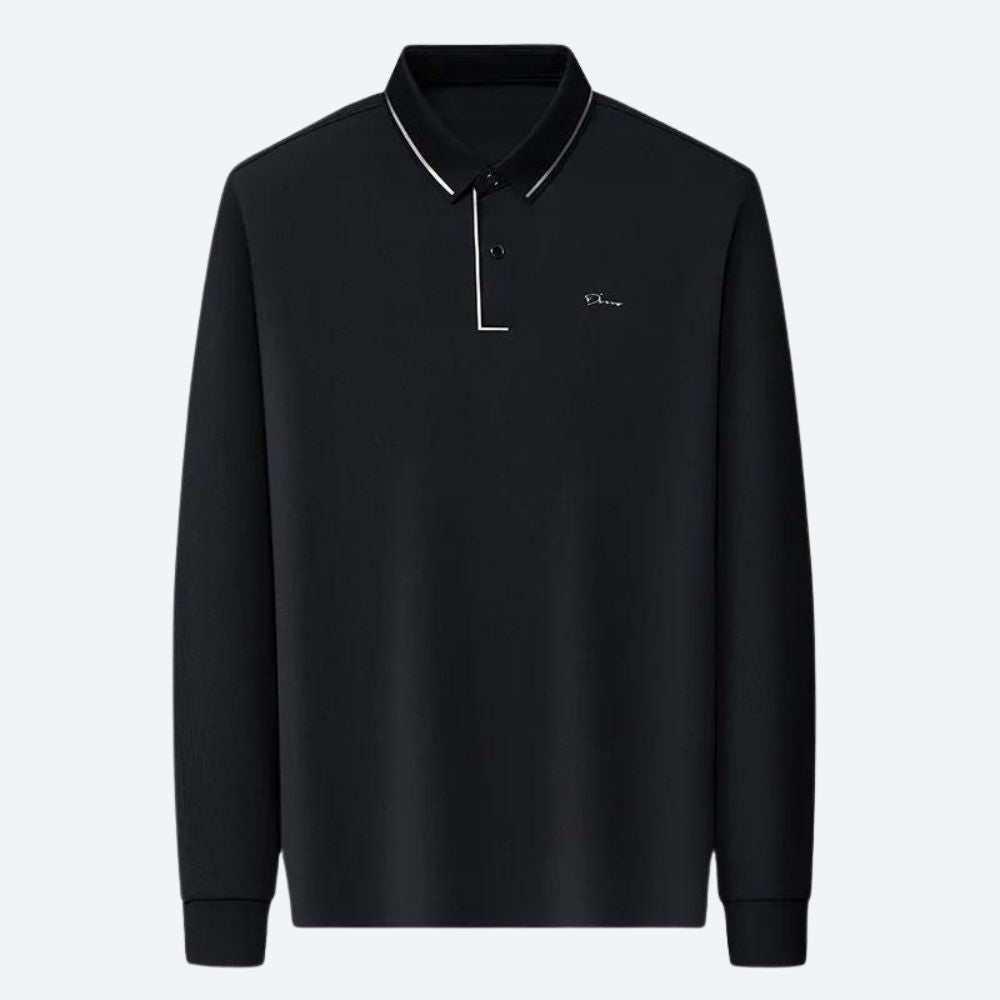 Elegante polo de manga larga para un look informal - Terrence