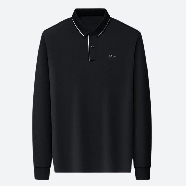 Elegante polo de manga larga para un look informal - Terrence