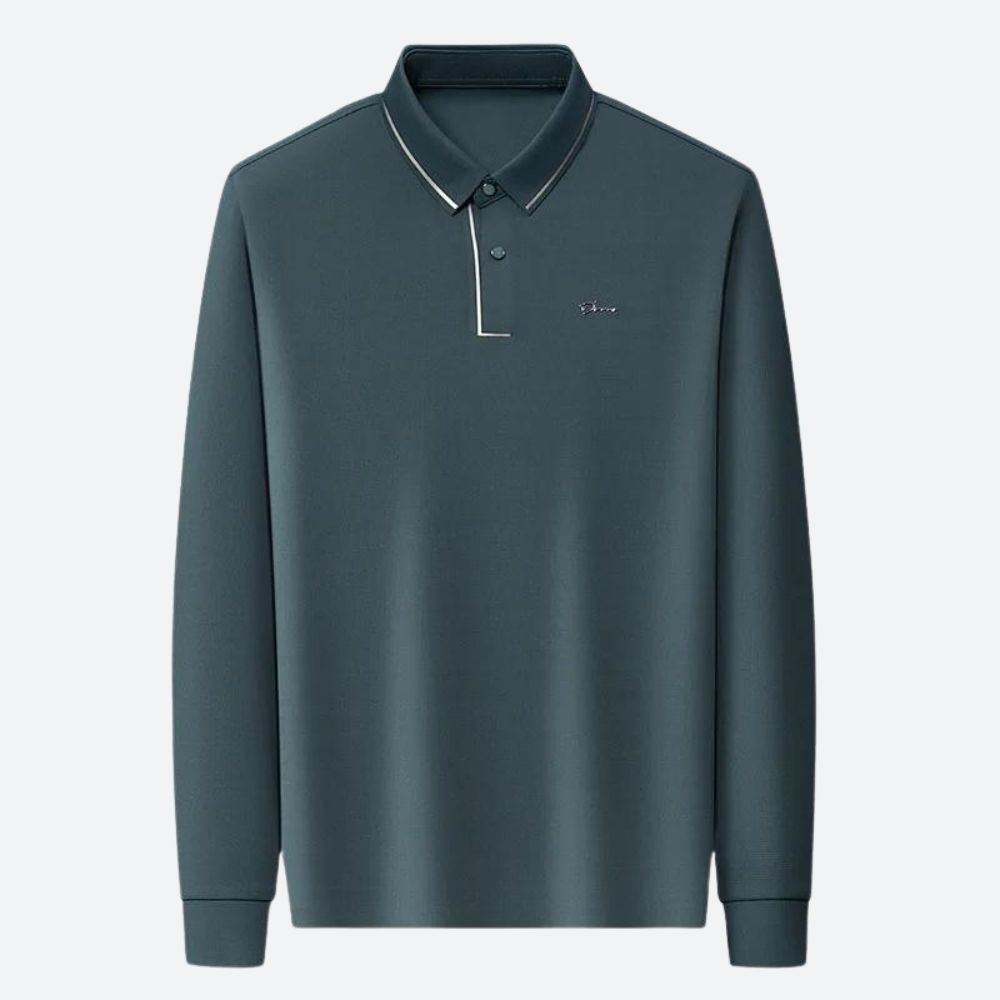 Elegante polo de manga larga para un look informal - Terrence