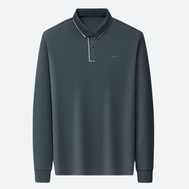 Elegante polo de manga larga para un look informal - Terrence