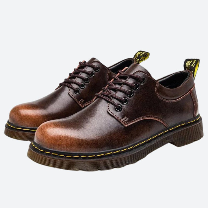 Elegantes zapatos Oxford de piel italiana hechos a mano - Tyron