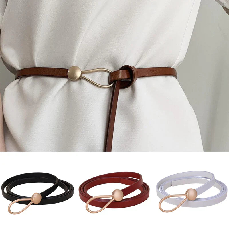 Mae - Elegante cinturón de piel para señora