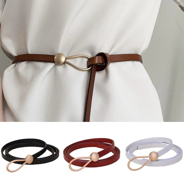 Mae - Elegante cinturón de piel para señora