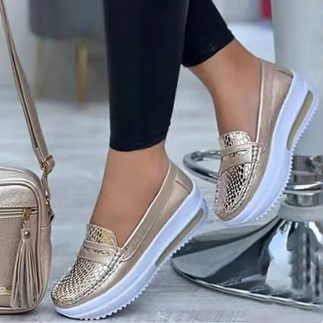 Elegantes zapatillas vulcanizadas para mujer - Alexandra