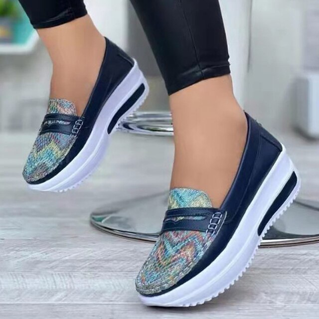 Elegantes zapatillas vulcanizadas para mujer - Alexandra