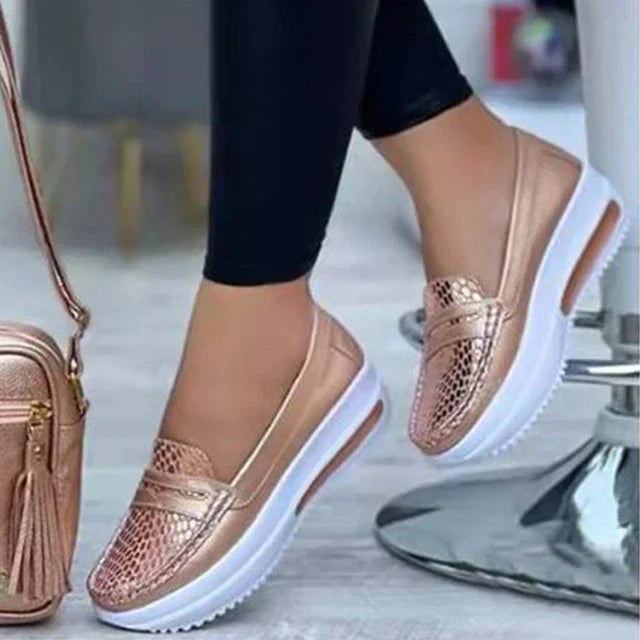 Elegantes zapatillas vulcanizadas para mujer - Alexandra