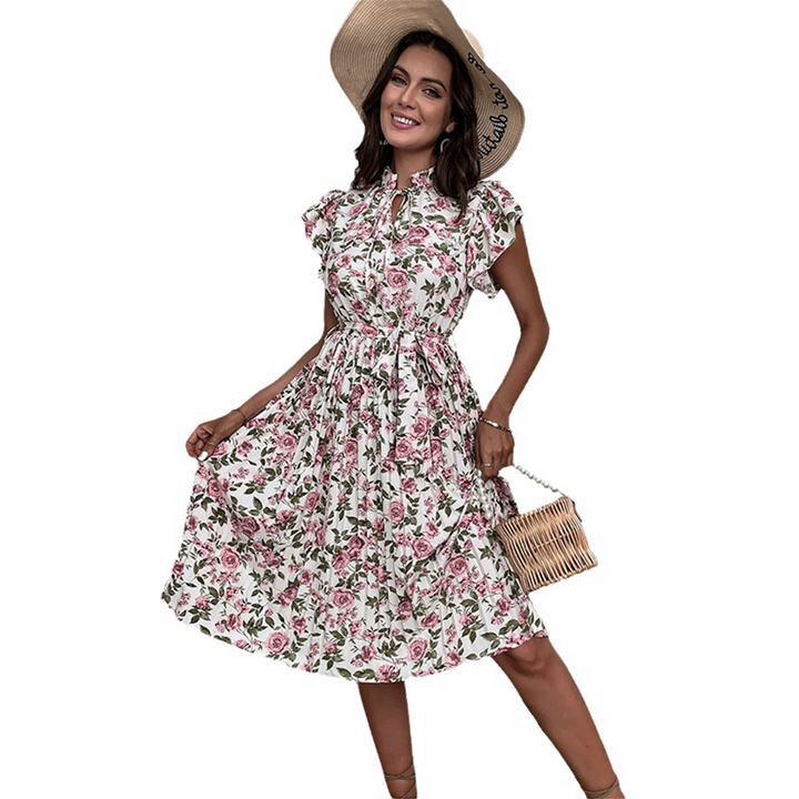 CAPUCINE - Elegante vestido floral con un toque femenino
