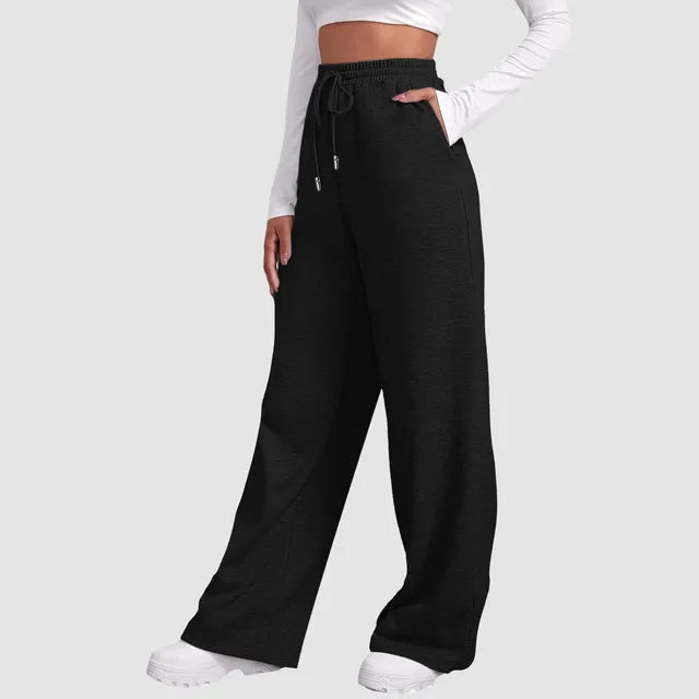 Eliza - Vaqueros forrados de lujo con perneras anchas de moda para mujer