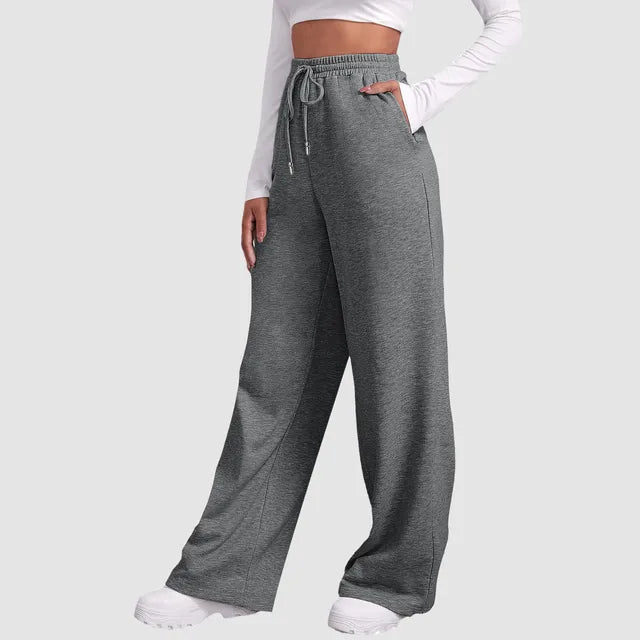 Eliza - Vaqueros forrados de lujo con perneras anchas de moda para mujer