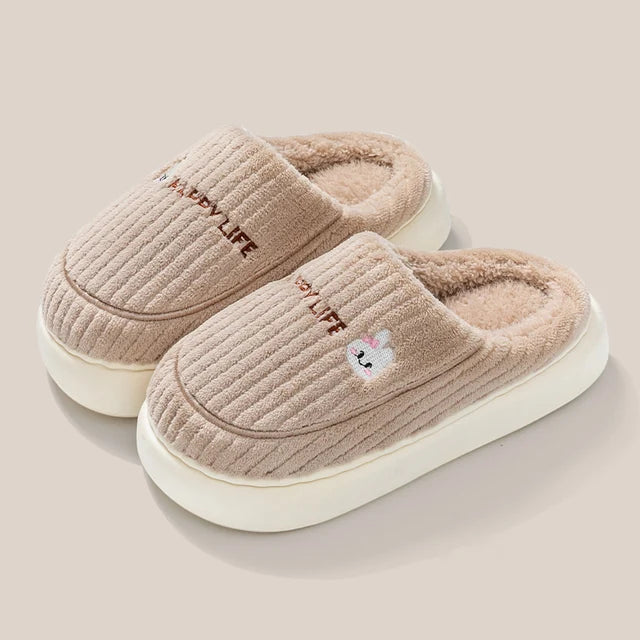 Trisha - Pantuflas de lujo para mujer con excelentes suelas blandas para el máximo confort