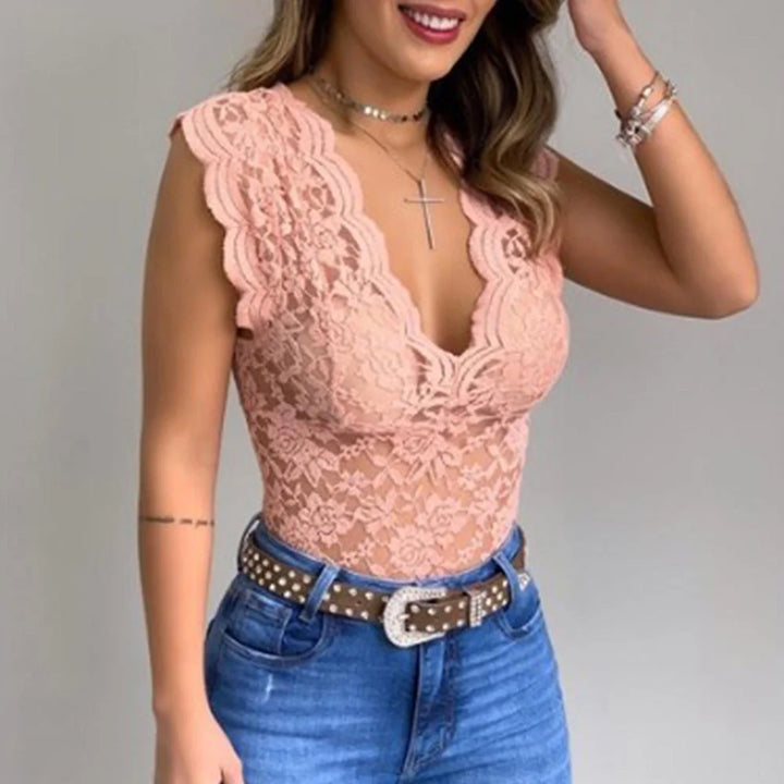 Esme - Elegante blusa sin mangas de corte entallado para mujer