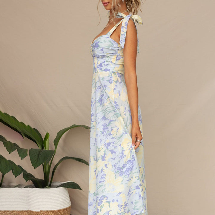 BRIA - Moderno vestido midi con estampado floral