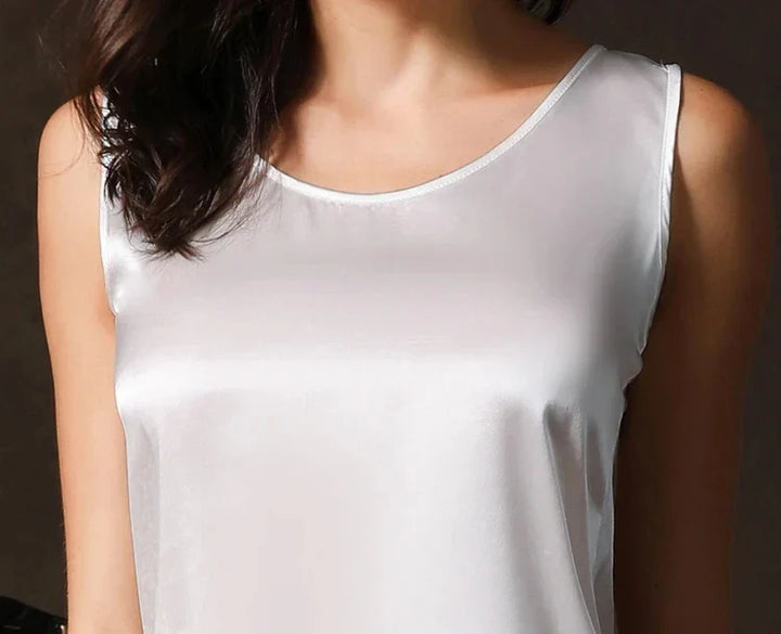 Aura - Pijama de verano de seda de lujo para mujer