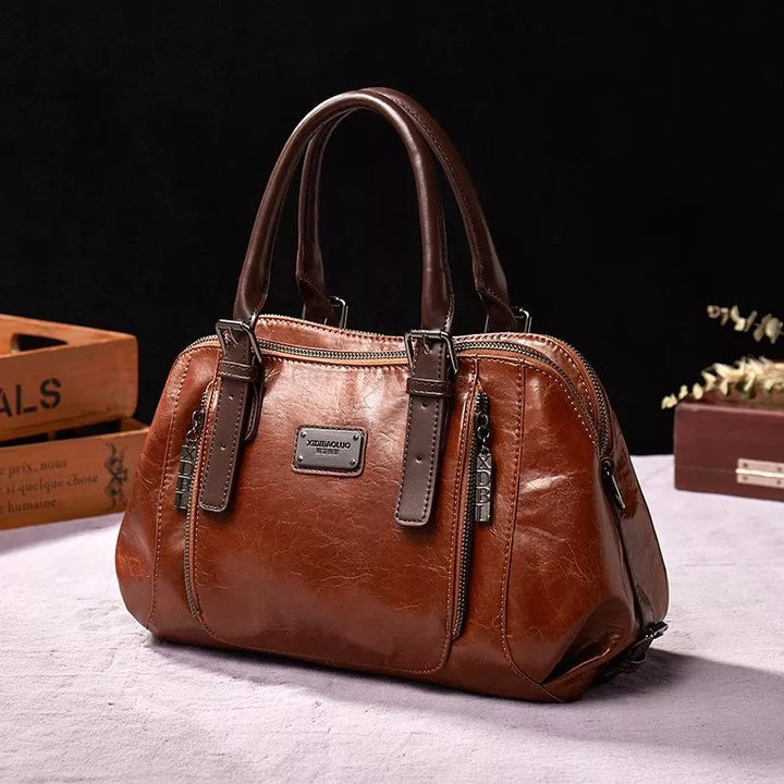 Isabel™ - Bolso de Mano en Cuero Premium
