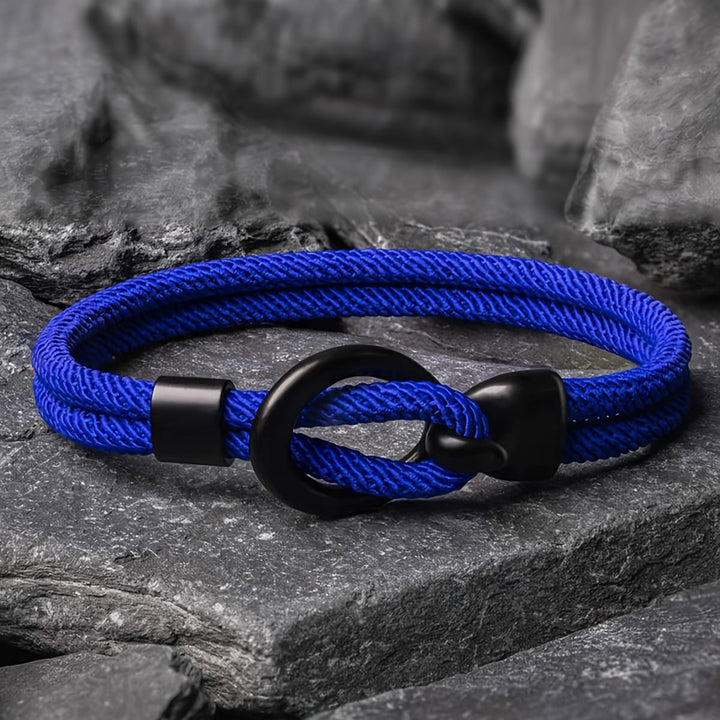Elegante pulsera de cuerda hecha a mano para hombre - ¡Perfecta para el otoño!