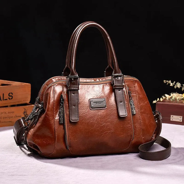 Isabel™ - Bolso de Mano en Cuero Premium