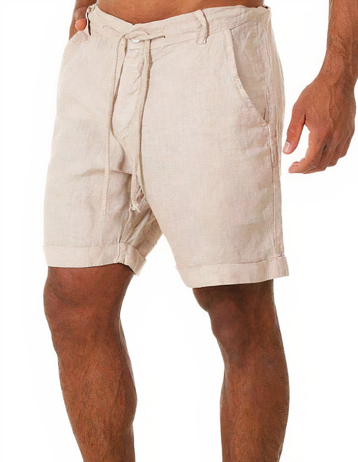 Pantalones cortos de verano de lino ligeros y vaporosos - Timon