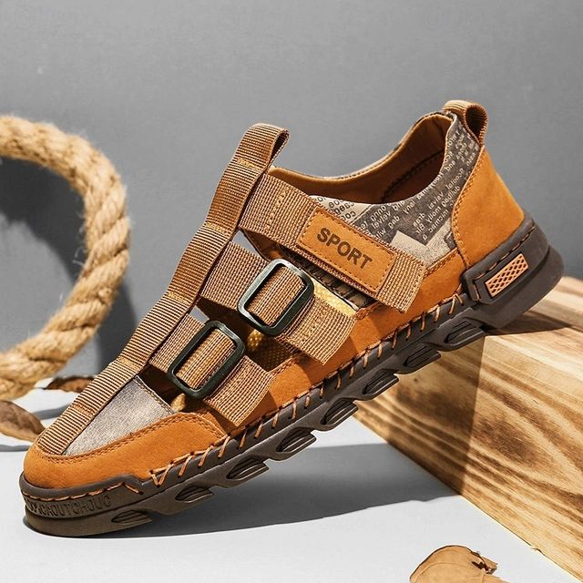 Elegantes sandalias de verano transpirables para hombre - Emko