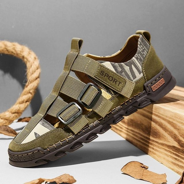 Elegantes sandalias de verano transpirables para hombre - Emko
