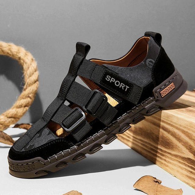 Elegantes sandalias de verano transpirables para hombre - Emko